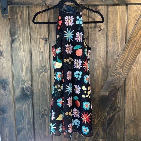 NWT Staud Sicily Georgette Shift Dress - Picture 3 of 7